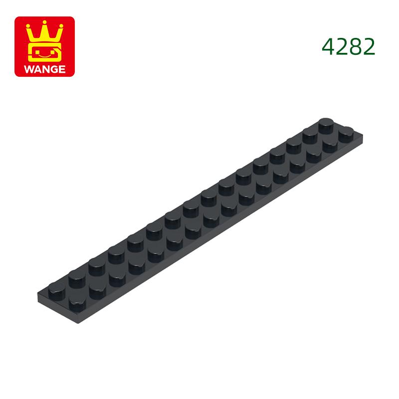 High-Quality 22Pcs/lot 4282 Thin Blocks Plate 2x16 Base Plate Works With featuring Block Moc Colour City Accessories Parts