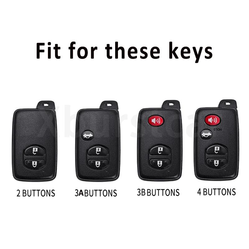 2/3/4 Button Shell Fob For Toyota Camry Prius Land Cruiser Prado 150 Crown For Subaru Foreste Xv Tpu Car Remote Key Case Cover