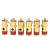 Soupape de sécurité de surpression pour compresseur d'air mâle 1/4'' NPT Raccord d'entrée fileté Soupape de pression 125Psi-270Psi Soupape de sécurité