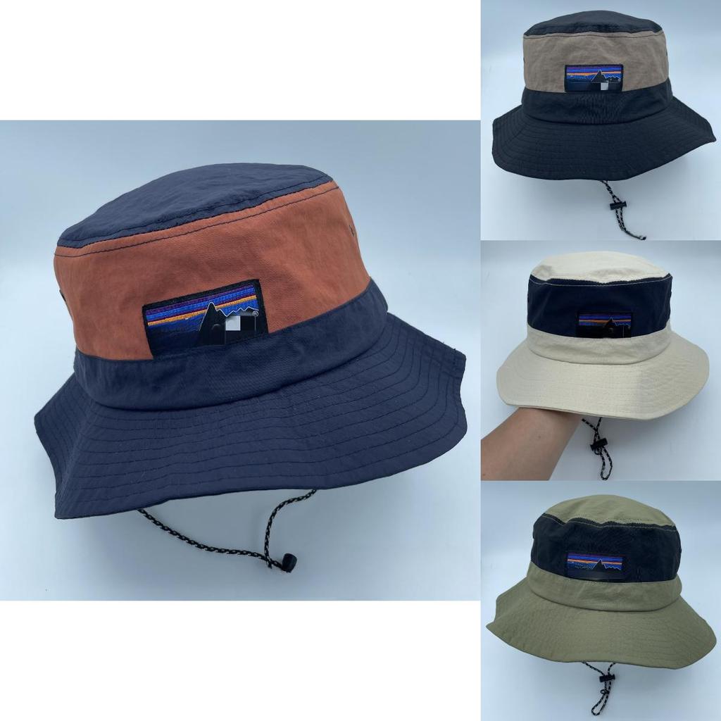 Summer Nylon Fisher Hat With Wide Brim And Sun Protection For Outdoor Activities