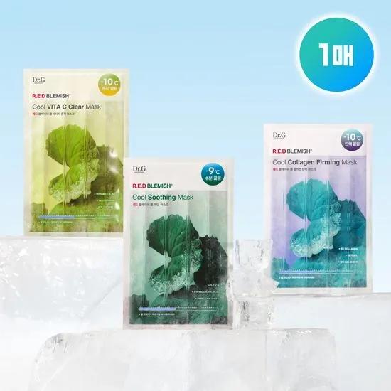 Dr.G Red Blemish Cool Soothing Mask 1ea Cool Collagen Firming