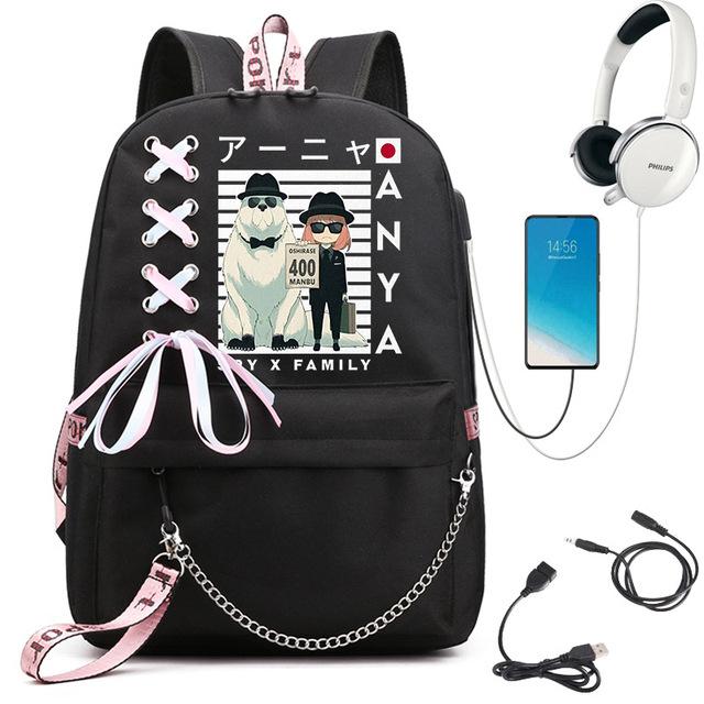Spy Play House Anime Student School Bag Teen Girl Adult Backpack