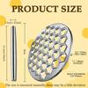 Aluminum Alloy Dumpling Mold 37 Wonton Machine Metal Dumpling Mold Kitchen Dumpling Pressing Tool Simple and Easy To Use
