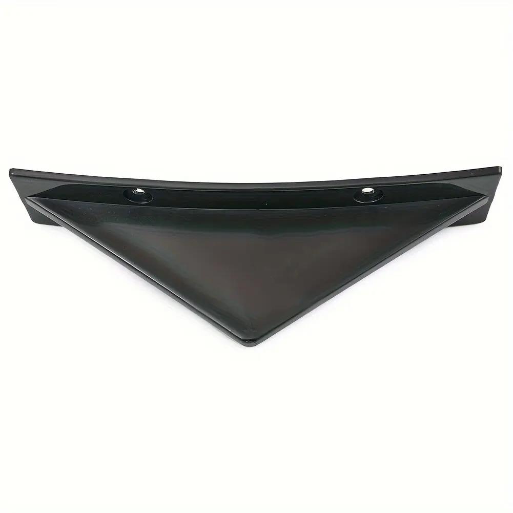 4pcs Car Shark Fin Universal Triangular Rear Bumper Diffuser Spoiler Protector Carbon Fiber Chassis Lip DecorationGood product