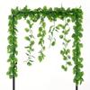 Simulation Green Plant Turtle Back Bamboo Palm Leaf Green Vine American Tablecloth Holiday Party Decoration Imitation