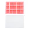 24 Grid Square Ice Cube Tray with Lid Flexible Easy Release Silicone Ice Cube Mold Reusable Ice Freezer for Cocktails Beverages 6