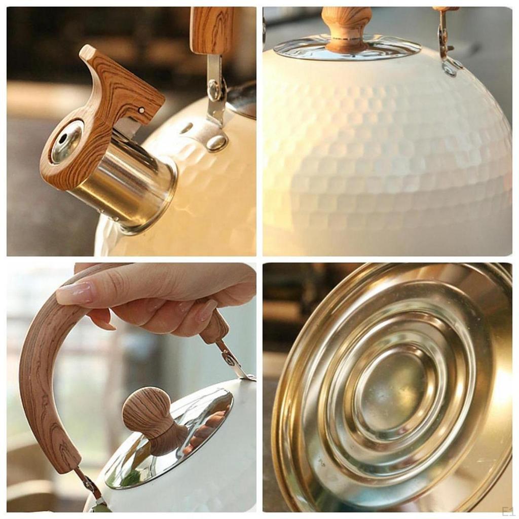 Czajnik z gwizdkiem Stal nierdzewna Łatwy do przenoszenia, Przenośny, Trwałość, Czajnik na kuchenkę