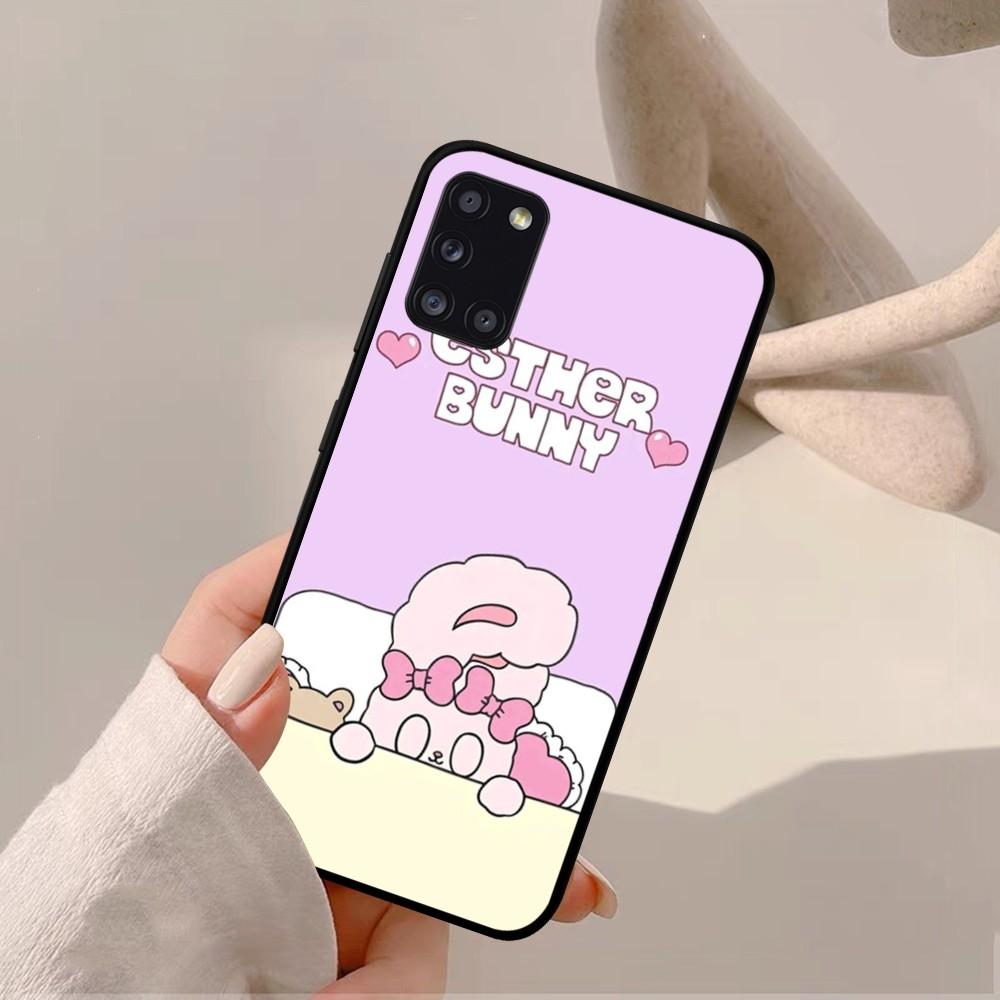 Esther Cute Bunny Phone Case For Samsung A 10 11 12 13 20 21 22 30 31 32 40 51 52 53 70 71 72 73 91 13 Shell