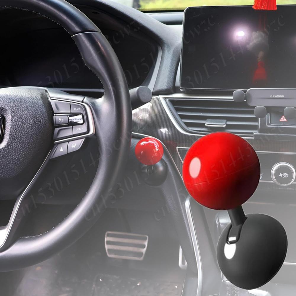 Car Push To Start Button Rocker Car Engine Start Stop Button Joystick Full Metal Ball-Bar Car One Click Start Button Start Cover