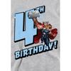 Marvel Childrens/Kids Thor Heather 4th Birthday Hoodie