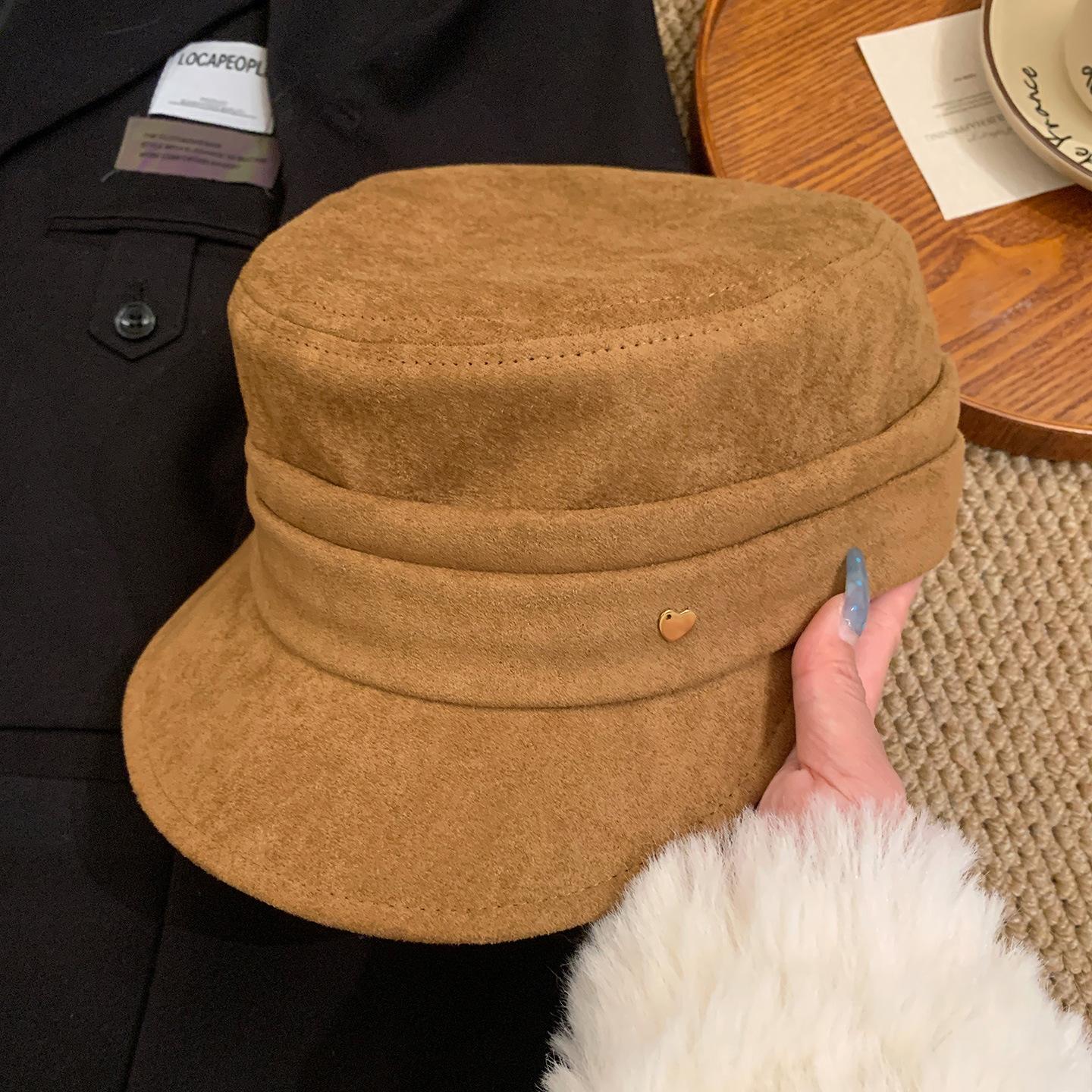 Herbst Winter Neu Japanische Reit-Flachkappen-Baskenmütze Für Damen Tägliches Tragen Reisen Pendeln Vielseitige Mode Retro Schiebermütze 56-58cm
