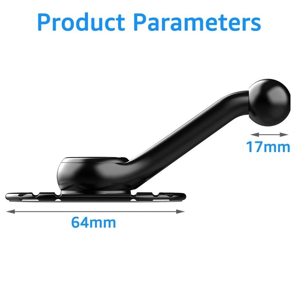 17mm Ball Head Car Dashboard Phone Holder ABS  Car Phone Standing   Car Dashboards