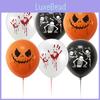 Premium Halloween Theme Party Balloons 15-piece Set Orange 5 White 5 Black)