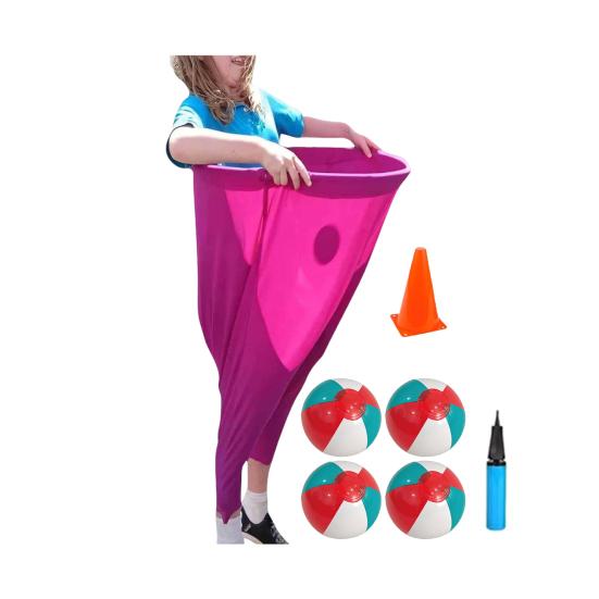 Hra na dvorek Granny Pants Set Obří venkovní hry s míči a kužely Zábavné trávníkové hry pro rodinná setkání, večírky, pikniky