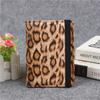 Fashion Leopard Print Passport Holder with Bandage Passport Covers Built-in RFID Shielding Passport Holders Travel Accessories