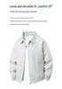 Men's Versatile American Style Windbreaker Jacket - Casual Spring/Autumn Fashion Lapel Coat
