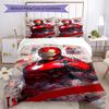 3pcs Iron Man Bedding Set Duvet Cover Closure Includes 1 Duvet Cover & 2 Pillowcases, Soft and Comfortable for All Seasons.