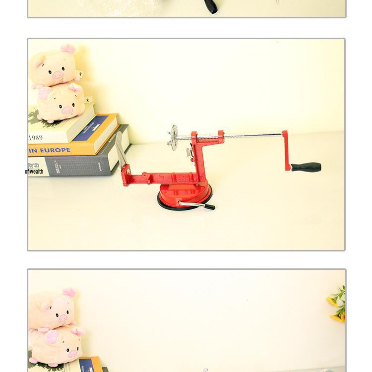 Manuel Paslanmaz Çelik Spiral Patates Dilimleyici - Ticari Döner Şiş Aracı