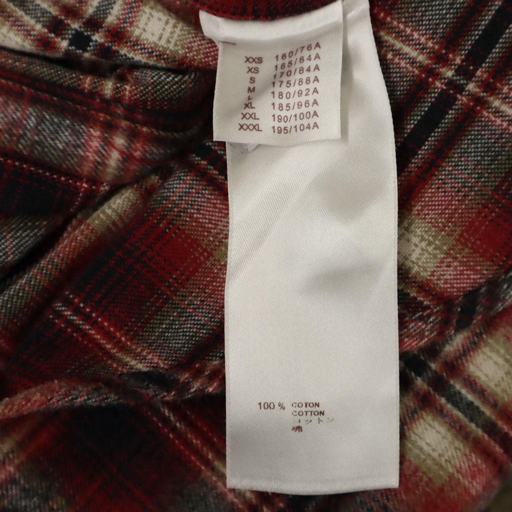 LOUIS VUITTON made in Italy Check Pattern Long sleeve Flannel shirt XS Men's Used