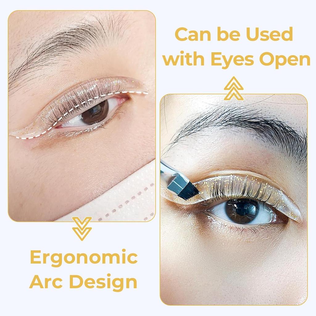 Libeauty Lash Lift Rod Korean Glueless Lash Lift Pads Open-Eye Eyelash Lift Self Adhesive Eyelash Perm Rods Eyelash Lifting Tool
