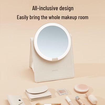 AMIRO M1 Portable HD Daylight Makeup Mirror CN Plug (adapter Included)