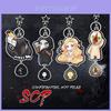 Scp Foundation Acrylic Keychain Bag Pendant Plague Doctor Accessories Unisex Stylish Design