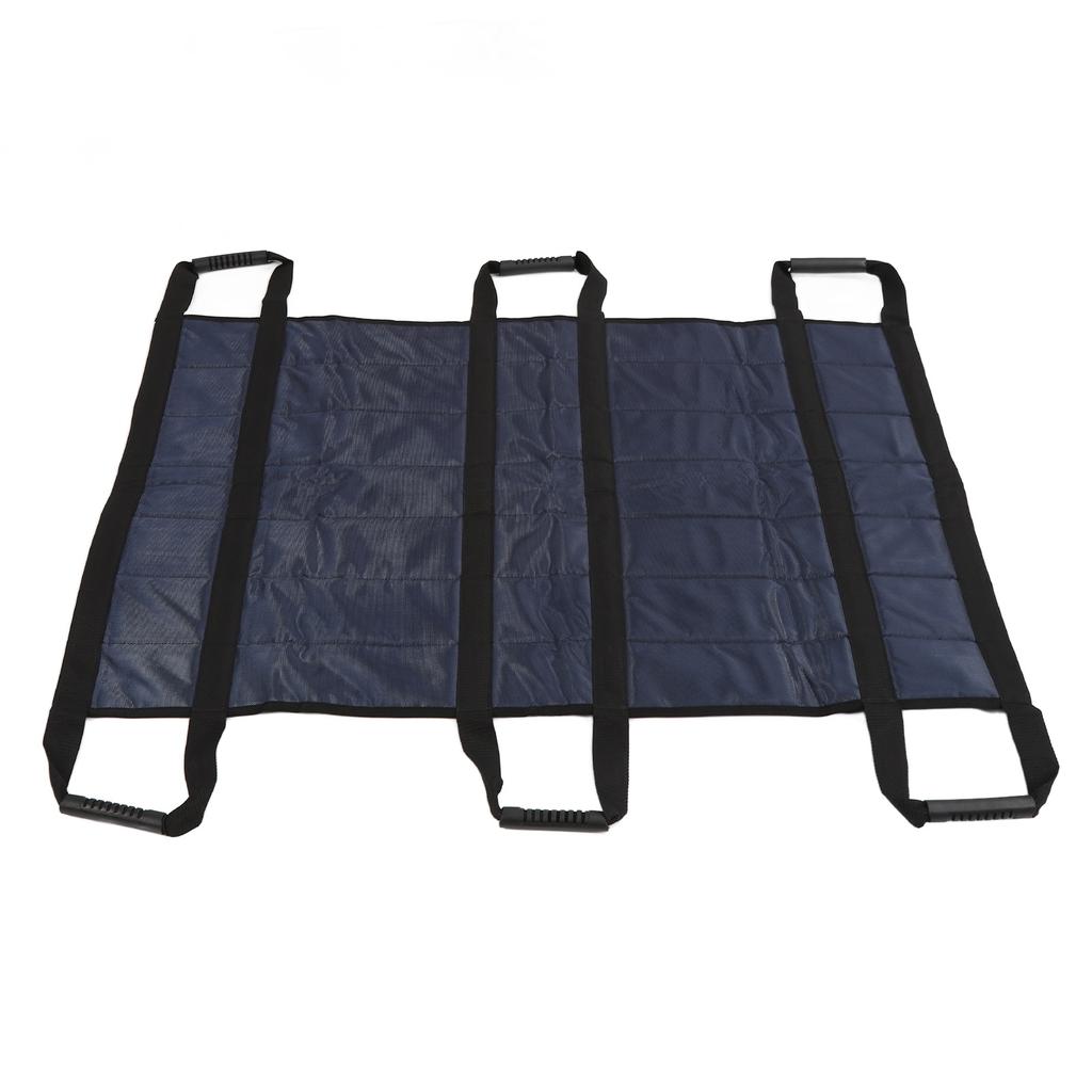 Transfer-Bettlaken Vielseitig Sechs Stabile Griffe Atmungsaktiv Wasserdicht Wiederverwendbar Dreh-Bettauflage für Ältere Patienten