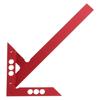 Carpenter Rule Aluminum Alloy Woodworking Center Scribe Square Center Scriber