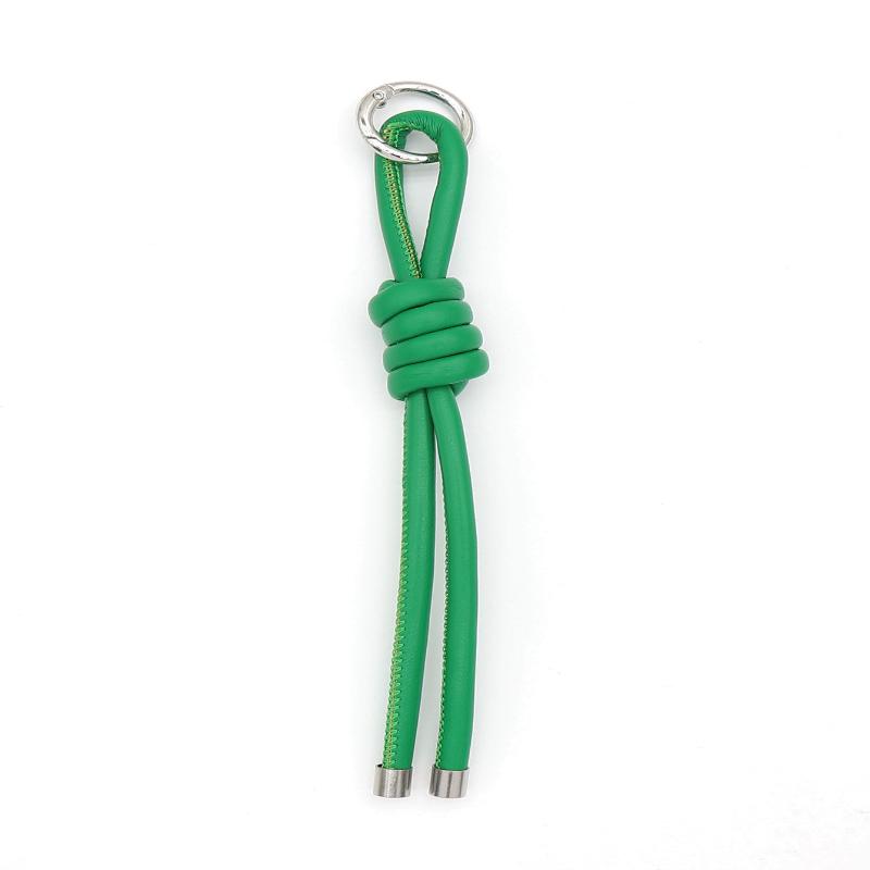 

Handcrafted Pu Leather Keychain Fashionable Versatile Bag Accessory Diy Woven Key Holder Jewelry Decoration From China