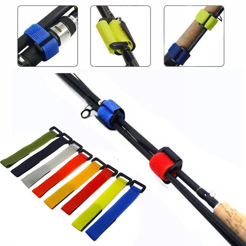 Nylon Fishing Rod Velcro Tie - Outdoor Gear Lure Strap
