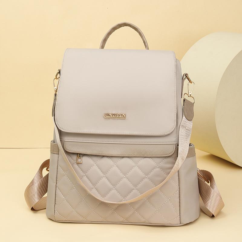 Backpack Women's New Korean Version Large-capacity Anti-splashing Anti-theft Backpack Portable Simple Schoolbag