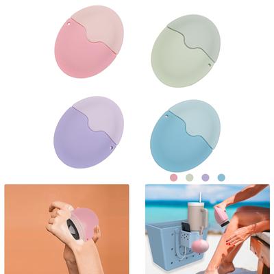 Lotion Applikator Nachfüllbarer Roll-On Schwammapplikator Praktischer Sonnencreme-Applikator Einfach zu bedienen für Reisen Outdoor
