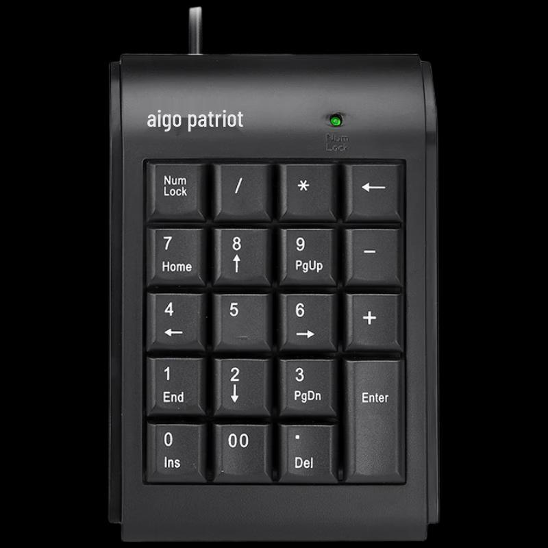 

Aigo W909 Wired USB Numeric Keypad - Black