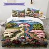 Mellow Feeling Bedding Quilt Set Quilt Cover Pillowcase Home Decoration Birthday Gift (1 * duvet cover + 2 * pillowcase, without core)