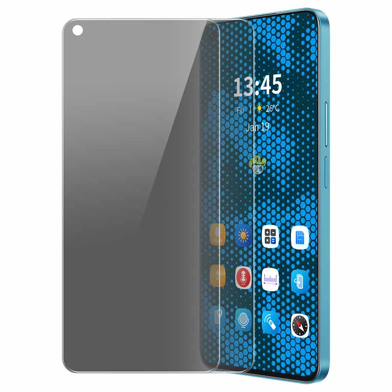 

ENKAY HAT PRINCE 2Pcs For Oppo A36/A76 Full Glue Screen Protector Anti-Spy Privacy Type A