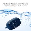 For QCY MeloBuds ANC HT05 Bluetooth-compatible Earphones Case with Anti Lost Buckle Silicone Protective Cover