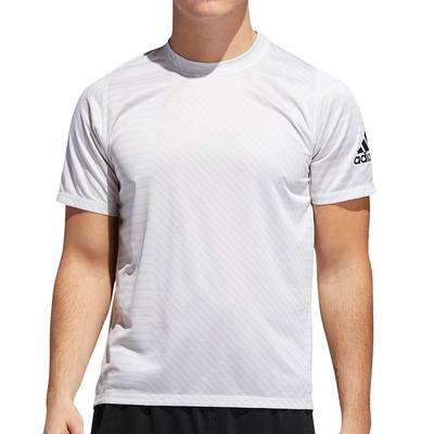 Adidas M4T Strong Graphic Heathered Training Size S19 Size Size Men's T-Shirt, FSK38, White/Low White, (DU1471), J/XO (Japan 3L)