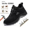 Men's Anti-Smash, Anti-Puncture Work Safety Shoes for Construction and Mines