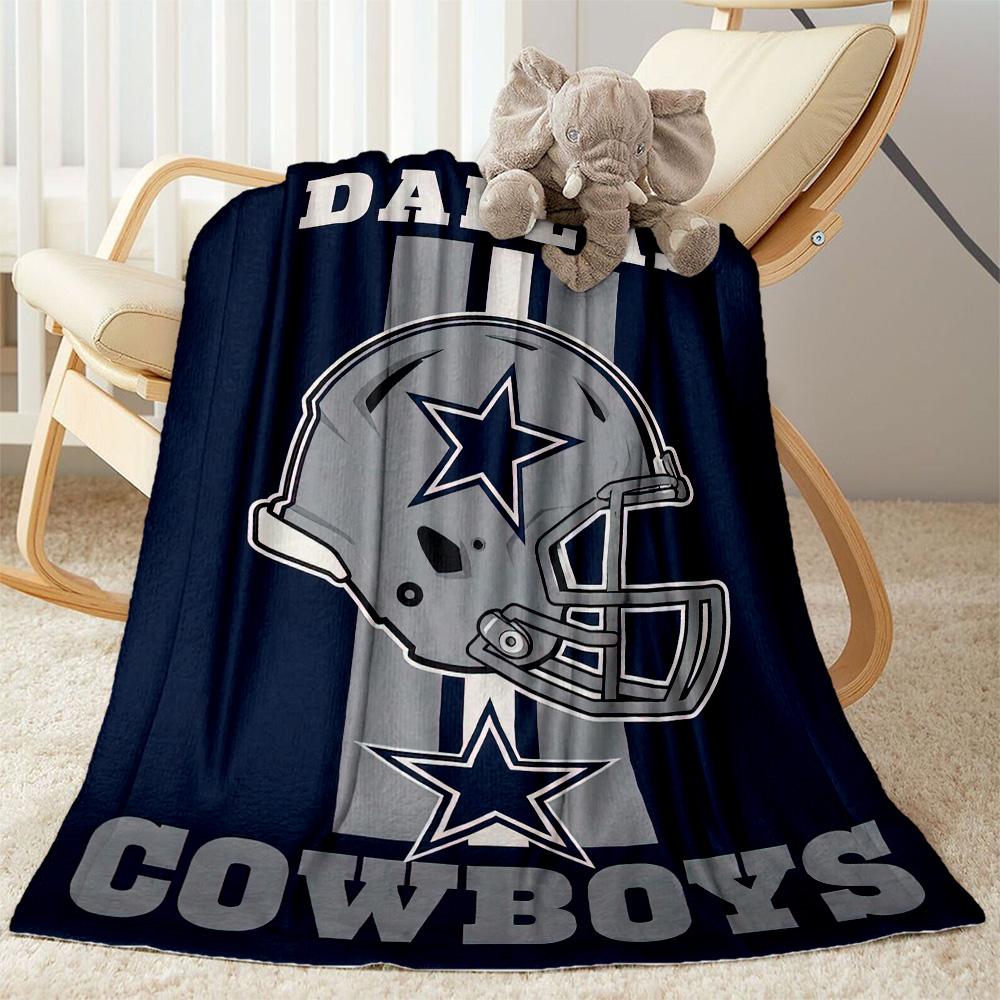 Dallas Blanket Soft Warm Cozy Perfect for Bed Picnics Chair for All Occasions Playful Design Best Holiday Gift for Friends Family