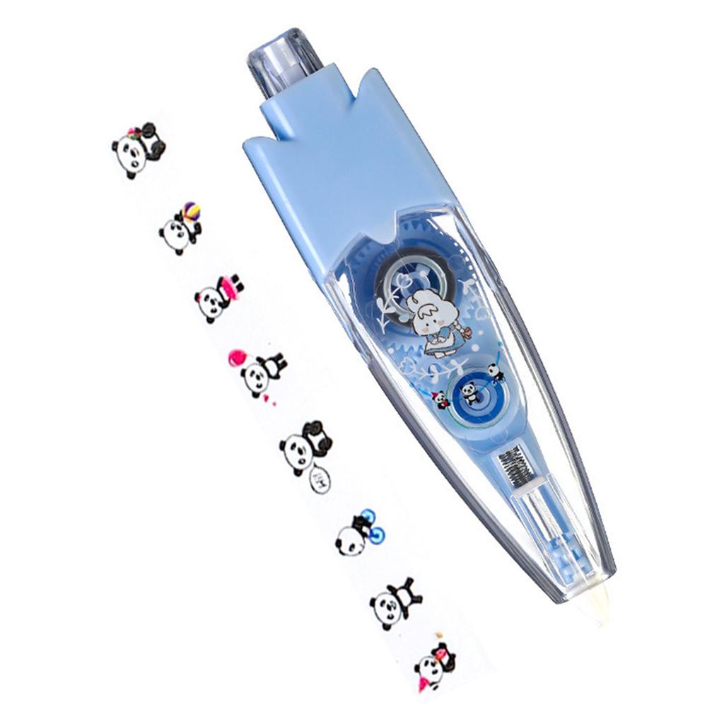 Correction Tape Decorative Sticker Pen Animal Press Type Decorative Pen Cute Pattern Decorative Tape Student Stationery Supplies