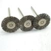 100pcs 22MM Steel Wire Wheel Brushes Metal Rust Removal Dremel Accessories Shank 2.35MM