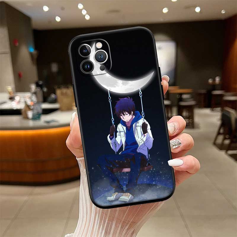 NH11 Blue Exorcist Phone Case for Samsung Galaxy M06 M15 M16 M35 M55 M56 A36 A42 A50 A50S A51 A52 A32 A33 A05 A05S A06 A16 A20