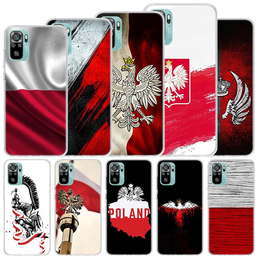 Poland Flag Soft Case For Xiaomi Redmi Note 14 14S 13 12S 11S 10S 12 11 10 Phone Cover 11T 11E Pro Plus 9 9S Shell Coque