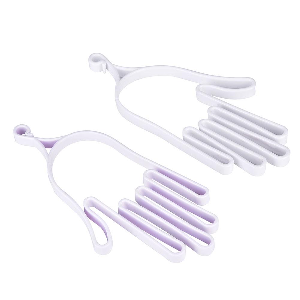 2Pcs Multipurpose Plastic Golf Gloves Keeper Support Stretcher Accessory(White Light Pink)