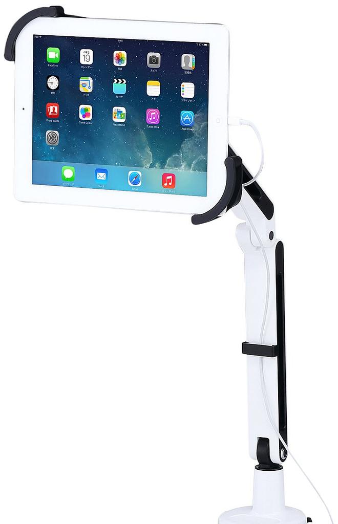 SANWA SUPPLY Arm for iPads and Tablets Compatible with Inches CR-LATAB9 7-11