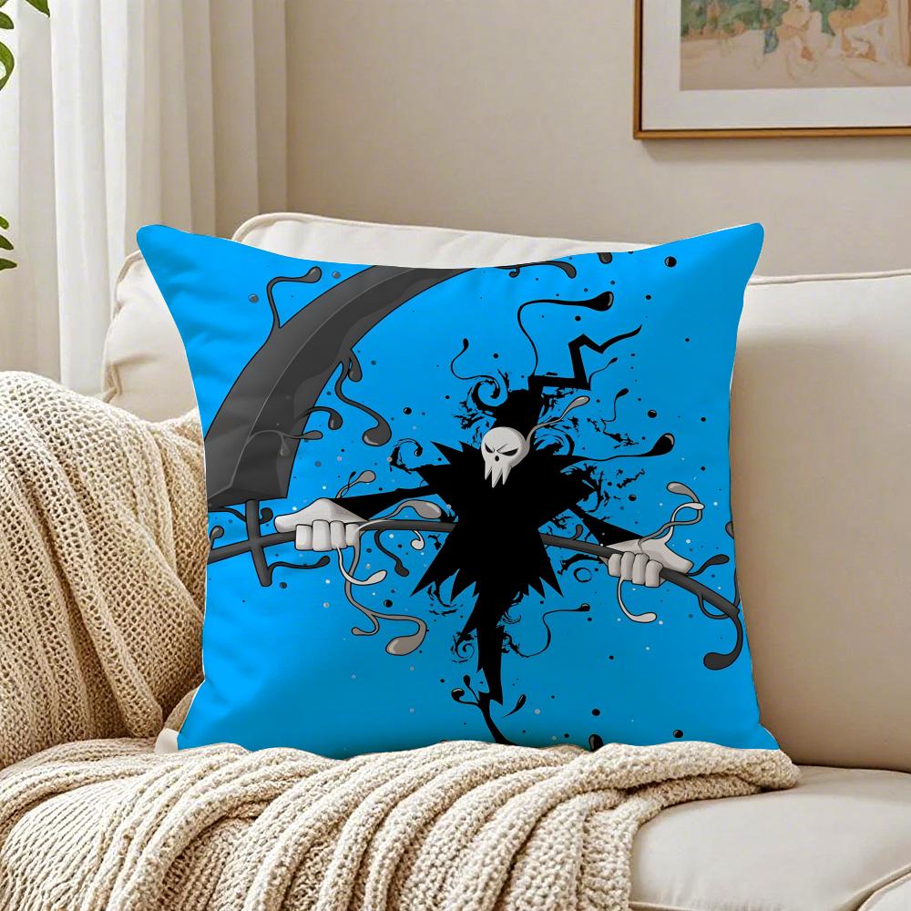 anime supernatural SSoul EEater Cushion Cover Pillowcase Antidustmite living Room Sofa Decor Cushion Room