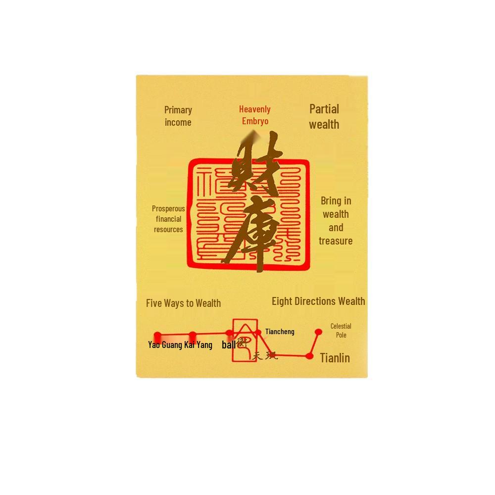 Gold 999 Princess Wealth Sticker - 2mg Mobile Phone Adhesive with Gold Flakes