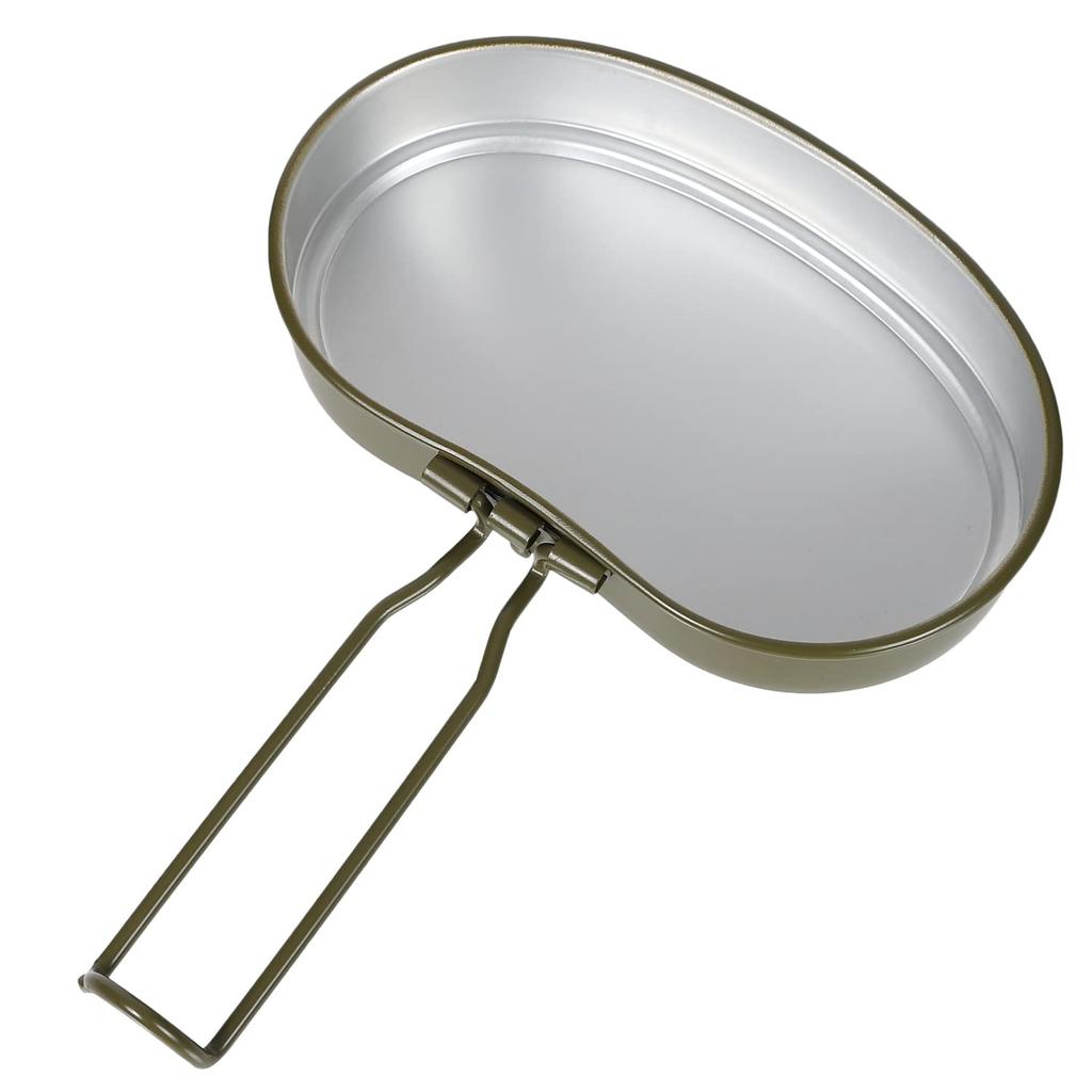 Ooi Metall Reiskocher im Schweizer Stil mit Griff, 4 Tassen Kapazität, Olivgrün [Für den Notfall im Freien, Hergestellt in Japan]