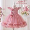 3-8Y Christmas Dress Newborn Baptism Wedding Dress for Baby Girl First Birthday Party Wear Toddler Girl Christening Gown Clothes AL6063