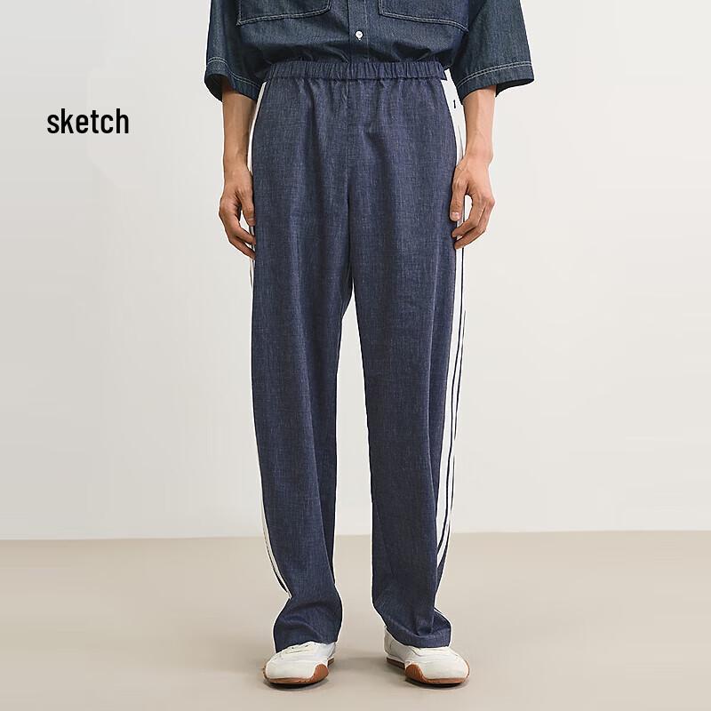 

CROQUIS Мужские летние повседневные брюки свободного прямого кроя 2025 XL